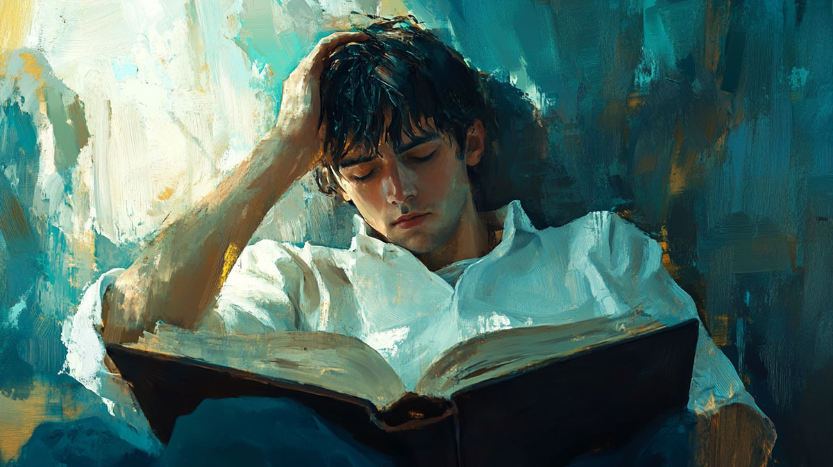 Toung Mar Reading a Book - Prem Rawat as storyteller