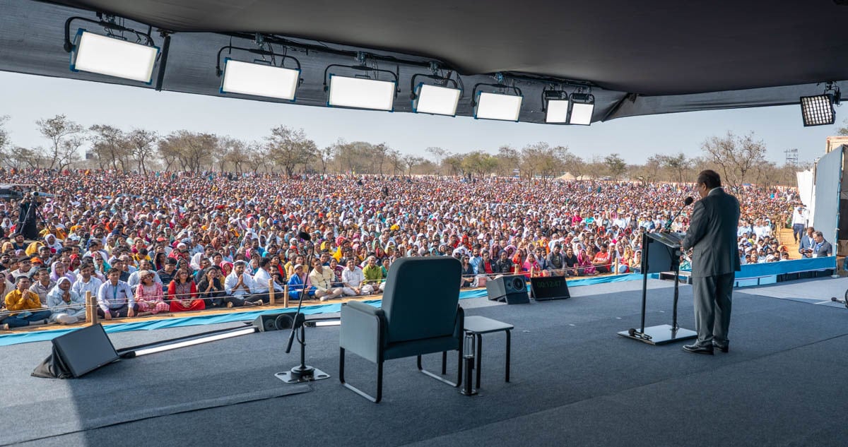 Prem Rawat Guiness world record, behind the scenes Prem Rawat 2025 - India Tour - Mirzapur